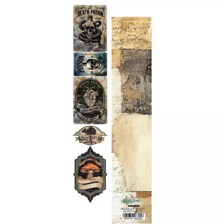 Alchemy of Art Kivágóív 30cm x 5cm Behind Closed Extras to Cut (1 ív)