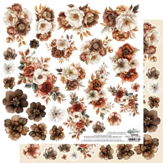   Alchemy of Art Kivágóív 12" (30 cm) Behind Closed  Art Alchemy Double-sided paper (1 ív)