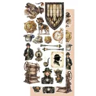 Alchemy of Art Kivágóív 6"x12" (15cm x 30 cm) Behind Closed Extras to Cut Set (1 csomag)