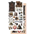 Alchemy of Art Kivágóív 6"x12" (15cm x 30 cm) Behind Closed Extras to Cut Set (1 csomag)