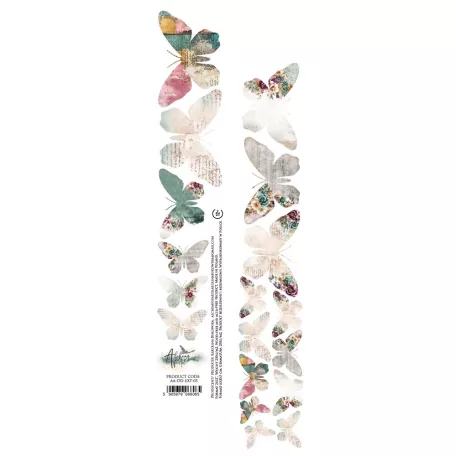 Alchemy of Art Kivágóív 30cm x 5cm Dreamy Dreams Extras to Cut (1 ív)