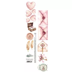   Alchemy of Art Kivágóív 30cm x 5cm Dreamy Dreams Extras to Cut (1 ív)