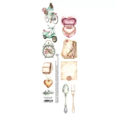   Alchemy of Art Kivágóív 30cm x 5cm Dreamy Dreams Extras to Cut (1 ív)