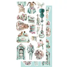   Alchemy of Art Kivágóív 6"x12" (15cm x 30 cm) Dreamy Dreams Extras to Cut Set (1 csomag)