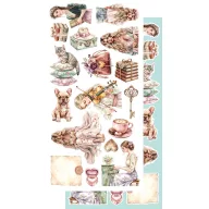   Alchemy of Art Kivágóív 6"x12" (15cm x 30 cm) Dreamy Dreams Extras to Cut Set (1 csomag)