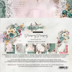   Alchemy of Art Papírkészlet 8" (20 cm) Dreamy Dreams Paper Collection Set (12 lap)