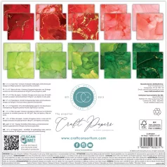   Craft Consortium Ink Drops Festive Scrapbook papírkészlet Essential Craft Papers 12" (30 cm) 30 lap