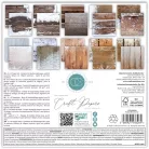 Craft Consortium Frosted Wood Scrapbook papírkészlet Essential Craft Papers 6" (15 cm) 40 lap