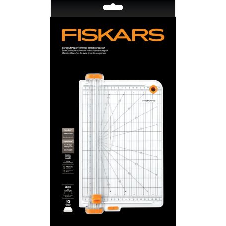 Fiskars vágóasztal beépített tárolóval A4 - Paper Trimmer SureCut Storage (1 db)