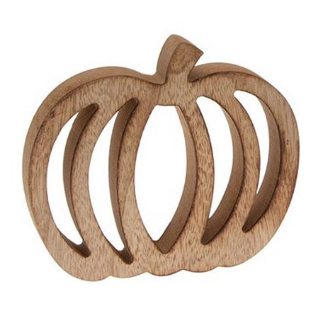 Stafil Fa tök dekoráció - nagy / Wooden Pumpkin (1 db)