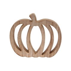 Stafil Fa tök dekoráció - kicsi / Wooden Pumpkin (1 db)