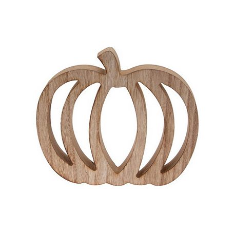 Stafil Fa tök dekoráció - kicsi / Wooden Pumpkin (1 db)