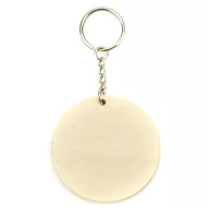   Stafil Fa díszíthető kulcstartó / Wooden Keychain Round (1 db)
