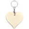 Stafil Fa díszíthető kulcstartó / Wooden Keychain Heart (1 db)