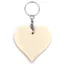 Stafil Fa díszíthető kulcstartó / Wooden Keychain Heart (1 db)