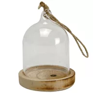 Stafil Üvegbúra 8x6cm / Glass dome to hang (1db)