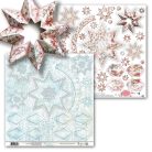 Kivágóív 12"(30cm) Winter It’s Coming - Paper Design Margaret 3D Star Extras to Cut (1 ív)