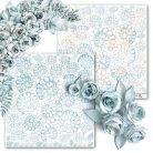 Kivágóív 12"(30cm) Winter It’s Coming - Paper Design Margaret 3D Flower Extras to Cut (1 ív)