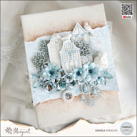 Kivágóív 12"(30cm) Winter It’s Coming - Paper Design Margaret 3D Flower Extras to Cut (1 ív)