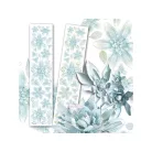 Kivágóív 30cm x 6.5cm Winter It’s Coming - 3D Flowers Paper Design Margaret  Extras to Cut (1 ív)