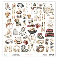   Mintay Papers Winter Time Scrapbook papír 12" (30 cm) 1 ív