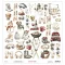 Mintay Papers Winter Time Scrapbook papír 12" (30 cm) 1 ív