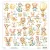 Mintay Papers Baby Safari Scrapbook papír 12" (30 cm) 1 ív