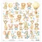 Mintay Papers Baby Safari Scrapbook papír 12" (30 cm) 1 ív