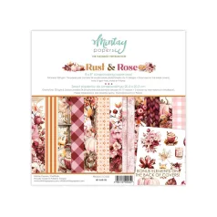   Mintay Papers Rust & Rose Scrapbook papírkészlet  Paper Pad 8" (20 cm) 24 lap