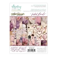   Mintay Papers Faded Florals Papírkészlet Art Journal Paper Pad 6"x8" (15x20 cm) 24 lap
