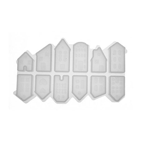 Stafil Kicsi Házikók öntőforma / Little Houses Silicone molds (1 db)