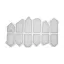 Stafil Kicsi Házikók öntőforma / Little Houses Silicone molds (1 db)