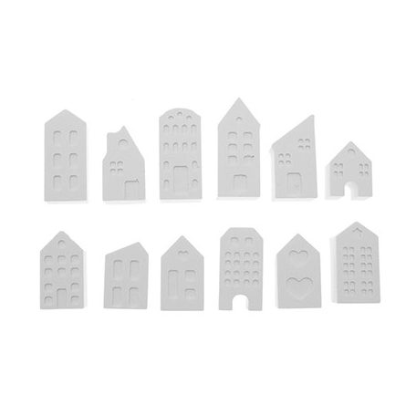 Stafil Kicsi Házikók öntőforma / Little Houses Silicone molds (1 db)