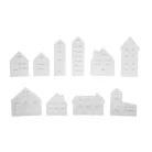 Stafil Házikók öntőforma / Houses Silicone molds (1 db)