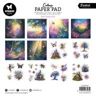   Studio Light Kollázs papírkészlet 8"(20 cm) Enchanted Collage Paper Pad (24 lap)