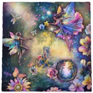   Studio Light Kollázs papírkészlet 8"(20 cm) Enchanted Collage Paper Pad (24 lap)