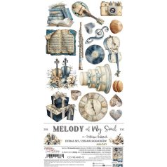   Craft O'Clock Kivágóív Melody Of My Soul Harmony Extras to Cut Set (18 ív)
