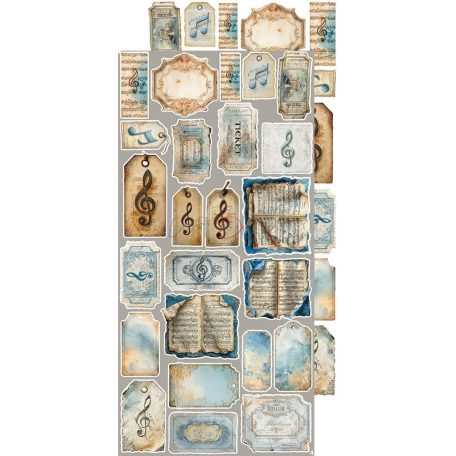 Craft O'Clock Kivágóív Melody Of My Soul Harmony Extras to Cut Set (18 ív)