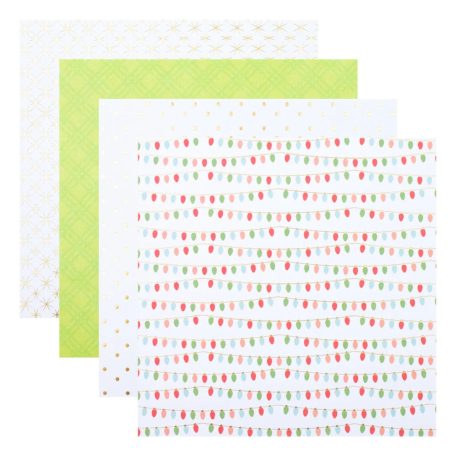 Spellbinders Papírkészlet Christmas Traditions 6" (15 cm) Paper Pad (24 lap)