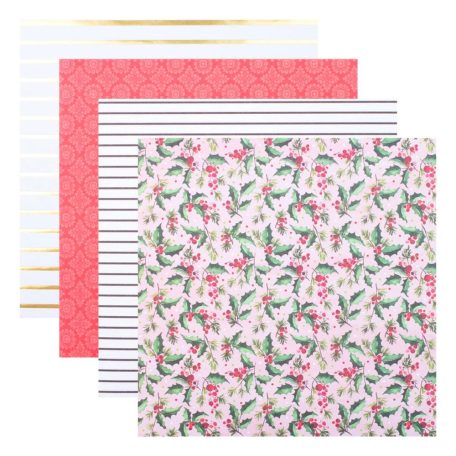 Spellbinders Papírkészlet Christmas Traditions 6" (15 cm) Paper Pad (24 lap)