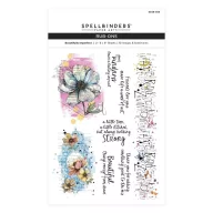   Spellbinders Kaparós matrica Beautifully Imperfect Rub-On (2 ív)
