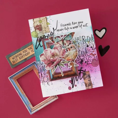 Spellbinders Kaparós matrica Beautifully Imperfect Rub-On (2 ív)