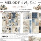 Craft O'Clock Scrapbook papírkészlet 8" (20 cm) Melody Of My Soul Mix Paper Set (24 ív)