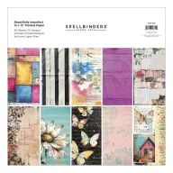   Spellbinders Papírkészlet Beautifully Imperfect 12" (30 cm) Printed Paper Pack (20 lap)