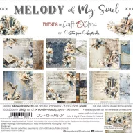   Craft O'Clock Scrapbook papírkészlet 8" (20 cm) Melody Of My Soul Paper Collection Set (24 ív)