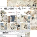 Craft O'Clock Scrapbook papírkészlet 6" (15 cm) Melody Of My Soul Paper Collection Set (24 ív)