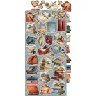 Craft O'Clock Kivágóív Timeless Grace Harmony Extras to Cut Set (18 ív)