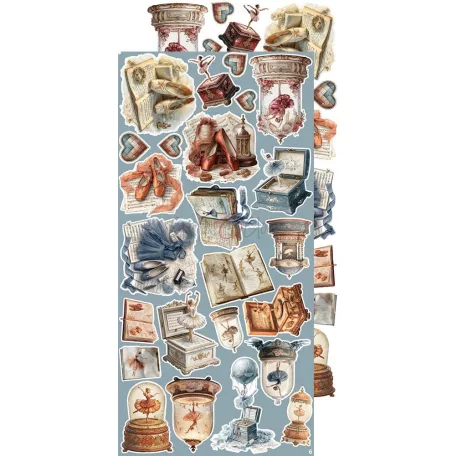 Craft O'Clock Kivágóív Timeless Grace Harmony Extras to Cut Set (18 ív)