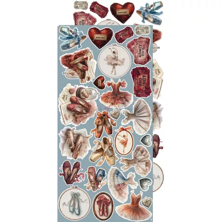 Craft O'Clock Kivágóív Timeless Grace Harmony Extras to Cut Set (18 ív)