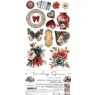 Craft O'Clock Kivágóív Timeless Grace Mix Extras to Cut Set (18 ív)